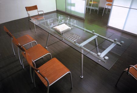 Arredamenti stefanelli snc :: calligaris tavolo slide tavolo ... Tavolo rettangolare vetro allungabile